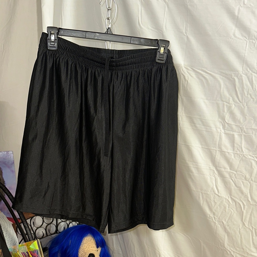 STARTER Black Textured Shorts